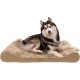Furhaven Pet Dog Bed | Orthopedic Ultra Plush Luxe Lounger Pet Bed for Dogs & Cats, Gray, Large Furhaven Pet Dog Bed | Orthopedic Ultra Plush Luxe Lounger Pet Bed for Dogs & Cats, Gray, Large