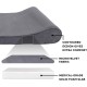 Furhaven Pet Dog Bed | Orthopedic Ultra Plush Luxe Lounger Pet Bed for Dogs & Cats, Gray, Large Furhaven Pet Dog Bed | Orthopedic Ultra Plush Luxe Lounger Pet Bed for Dogs & Cats, Gray, Large