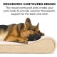 Furhaven Pet Dog Bed | Orthopedic Ultra Plush Luxe Lounger Pet Bed for Dogs & Cats, Gray, Large Furhaven Pet Dog Bed | Orthopedic Ultra Plush Luxe Lounger Pet Bed for Dogs & Cats, Gray, Large