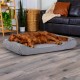 Furhaven Pet Dog Bed | Orthopedic Ultra Plush Luxe Lounger Pet Bed for Dogs & Cats, Gray, Large Furhaven Pet Dog Bed | Orthopedic Ultra Plush Luxe Lounger Pet Bed for Dogs & Cats, Gray, Large