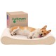 Furhaven Pet Dog Bed | Orthopedic Ultra Plush Luxe Lounger Pet Bed for Dogs & Cats, Gray, Large Furhaven Pet Dog Bed | Orthopedic Ultra Plush Luxe Lounger Pet Bed for Dogs & Cats, Gray, Large