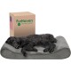 Furhaven Pet Dog Bed | Orthopedic Ultra Plush Luxe Lounger Pet Bed for Dogs & Cats, Gray, Large Furhaven Pet Dog Bed | Orthopedic Ultra Plush Luxe Lounger Pet Bed for Dogs & Cats, Gray, Large