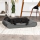 Furhaven Pet Dog Bed | Orthopedic Ultra Plush Luxe Lounger Pet Bed for Dogs & Cats, Gray, Large Furhaven Pet Dog Bed | Orthopedic Ultra Plush Luxe Lounger Pet Bed for Dogs & Cats, Gray, Large