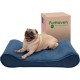Furhaven Pet Dog Bed | Orthopedic Ultra Plush Luxe Lounger Pet Bed for Dogs & Cats, Gray, Large Furhaven Pet Dog Bed | Orthopedic Ultra Plush Luxe Lounger Pet Bed for Dogs & Cats, Gray, Large