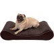 Furhaven Pet Dog Bed | Orthopedic Ultra Plush Luxe Lounger Pet Bed for Dogs & Cats, Gray, Large Furhaven Pet Dog Bed | Orthopedic Ultra Plush Luxe Lounger Pet Bed for Dogs & Cats, Gray, Large