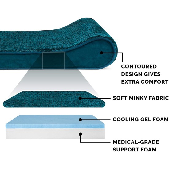 Furhaven Pet Dog Bed | Orthopedic Ultra Plush Luxe Lounger Pet Bed for Dogs & Cats, Gray, Large Furhaven Pet Dog Bed | Orthopedic Ultra Plush Luxe Lounger Pet Bed for Dogs & Cats, Gray, Large