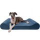 Furhaven Pet Dog Bed | Orthopedic Ultra Plush Luxe Lounger Pet Bed for Dogs & Cats, Gray, Large Furhaven Pet Dog Bed | Orthopedic Ultra Plush Luxe Lounger Pet Bed for Dogs & Cats, Gray, Large