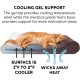 Furhaven Pet Dog Bed | Orthopedic Ultra Plush Luxe Lounger Pet Bed for Dogs & Cats, Gray, Large Furhaven Pet Dog Bed | Orthopedic Ultra Plush Luxe Lounger Pet Bed for Dogs & Cats, Gray, Large
