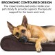 Furhaven Pet Dog Bed | Orthopedic Ultra Plush Luxe Lounger Pet Bed for Dogs & Cats, Gray, Large Furhaven Pet Dog Bed | Orthopedic Ultra Plush Luxe Lounger Pet Bed for Dogs & Cats, Gray, Large