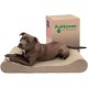Furhaven Pet Dog Bed | Orthopedic Ultra Plush Luxe Lounger Pet Bed for Dogs & Cats, Gray, Large Furhaven Pet Dog Bed | Orthopedic Ultra Plush Luxe Lounger Pet Bed for Dogs & Cats, Gray, Large