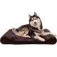 Furhaven Pet Dog Bed | Orthopedic Ultra Plush Luxe Lounger Pet Bed for Dogs & Cats, Gray, Large Furhaven Pet Dog Bed | Orthopedic Ultra Plush Luxe Lounger Pet Bed for Dogs & Cats, Gray, Large
