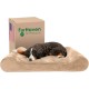 Furhaven Pet Dog Bed | Orthopedic Ultra Plush Luxe Lounger Pet Bed for Dogs & Cats, Gray, Large Furhaven Pet Dog Bed | Orthopedic Ultra Plush Luxe Lounger Pet Bed for Dogs & Cats, Gray, Large