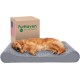 Furhaven Pet Dog Bed | Orthopedic Ultra Plush Luxe Lounger Pet Bed for Dogs & Cats, Gray, Large Furhaven Pet Dog Bed | Orthopedic Ultra Plush Luxe Lounger Pet Bed for Dogs & Cats, Gray, Large