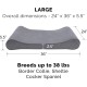Furhaven Pet Dog Bed | Orthopedic Ultra Plush Luxe Lounger Pet Bed for Dogs & Cats, Gray, Large Furhaven Pet Dog Bed | Orthopedic Ultra Plush Luxe Lounger Pet Bed for Dogs & Cats, Gray, Large