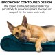 Furhaven Pet Dog Bed | Orthopedic Ultra Plush Luxe Lounger Pet Bed for Dogs & Cats, Gray, Large Furhaven Pet Dog Bed | Orthopedic Ultra Plush Luxe Lounger Pet Bed for Dogs & Cats, Gray, Large