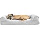 Furhaven Pet Dog Bed | Quilted Pillow Sofa-Style Couch Pet Bed for Dogs & Cats, Warm Brown, Jumbo Furhaven Pet Dog Bed | Quilted Pillow Sofa-Style Couch Pet Bed for Dogs & Cats, Warm Brown, Jumbo