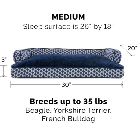 Furhaven Pet Dog Bed | Quilted Pillow Sofa-Style Couch Pet Bed for Dogs & Cats, Warm Brown, Jumbo Furhaven Pet Dog Bed | Quilted Pillow Sofa-Style Couch Pet Bed for Dogs & Cats, Warm Brown, Jumbo