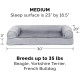 Furhaven Pet Dog Bed, Ultra Plush Faux Fur & Suede Traditional Sofa-Style Living Room Couch Pet Bed Replacement Cover for Dogs & Cats, Grey, Medium Furhaven Pet Dog Bed, Ultra Plush Faux Fur & Suede Traditional Sofa-Style Living Room Couch Pet Bed Replacement Cover for Dogs & Cats, Grey, Medium