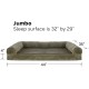 Furhaven Pet Faux Fleece & Chenille Soft Woven Cooling Gel Top Sofa Pet Bed, Jumbo, Cream Furhaven Pet Faux Fleece & Chenille Soft Woven Cooling Gel Top Sofa Pet Bed, Jumbo, Cream