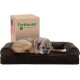 Furhaven Pet Faux Fleece & Chenille Soft Woven Cooling Gel Top Sofa Pet Bed, Jumbo, Cream Furhaven Pet Faux Fleece & Chenille Soft Woven Cooling Gel Top Sofa Pet Bed, Jumbo, Cream