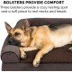 Furhaven Pet Faux Fleece & Chenille Soft Woven Cooling Gel Top Sofa Pet Bed, Jumbo, Cream Furhaven Pet Faux Fleece & Chenille Soft Woven Cooling Gel Top Sofa Pet Bed, Jumbo, Cream