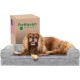 Furhaven Pet Faux Fleece & Chenille Soft Woven Cooling Gel Top Sofa Pet Bed, Jumbo, Cream Furhaven Pet Faux Fleece & Chenille Soft Woven Cooling Gel Top Sofa Pet Bed, Jumbo, Cream