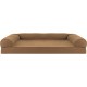 Furhaven Pet Faux Fleece & Chenille Soft Woven Cooling Gel Top Sofa Pet Bed, Jumbo, Cream Furhaven Pet Faux Fleece & Chenille Soft Woven Cooling Gel Top Sofa Pet Bed, Jumbo, Cream