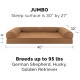 Furhaven Pet Faux Fleece & Chenille Soft Woven Cooling Gel Top Sofa Pet Bed, Jumbo, Cream Furhaven Pet Faux Fleece & Chenille Soft Woven Cooling Gel Top Sofa Pet Bed, Jumbo, Cream
