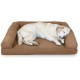 Furhaven Pet Faux Fleece & Chenille Soft Woven Cooling Gel Top Sofa Pet Bed, Jumbo, Cream Furhaven Pet Faux Fleece & Chenille Soft Woven Cooling Gel Top Sofa Pet Bed, Jumbo, Cream