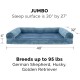 Furhaven Pet Faux Fleece & Chenille Soft Woven Cooling Gel Top Sofa Pet Bed, Jumbo, Cream Furhaven Pet Faux Fleece & Chenille Soft Woven Cooling Gel Top Sofa Pet Bed, Jumbo, Cream