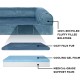 Furhaven Pet Faux Fleece & Chenille Soft Woven Cooling Gel Top Sofa Pet Bed, Jumbo, Cream Furhaven Pet Faux Fleece & Chenille Soft Woven Cooling Gel Top Sofa Pet Bed, Jumbo, Cream
