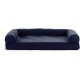Furhaven Pet Faux Fleece & Chenille Soft Woven Cooling Gel Top Sofa Pet Bed, Jumbo, Cream Furhaven Pet Faux Fleece & Chenille Soft Woven Cooling Gel Top Sofa Pet Bed, Jumbo, Cream