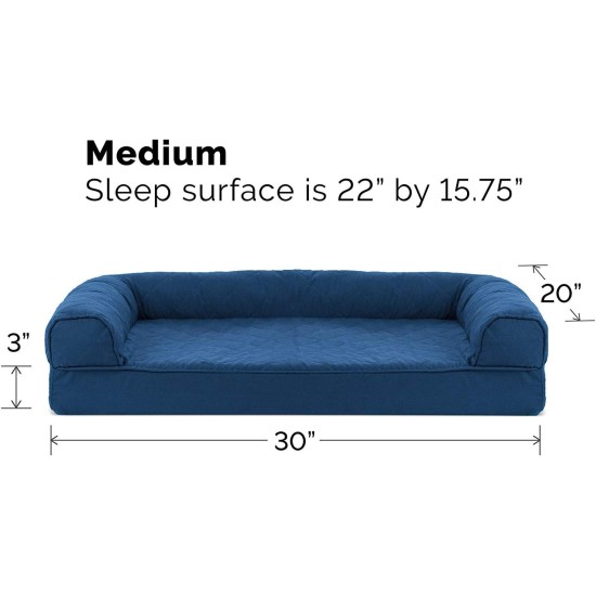 Furhaven Pet Faux Fleece & Chenille Soft Woven Cooling Gel Top Sofa Pet Bed, Jumbo, Cream Furhaven Pet Faux Fleece & Chenille Soft Woven Cooling Gel Top Sofa Pet Bed, Jumbo, Cream