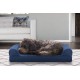Furhaven Pet Faux Fleece & Chenille Soft Woven Cooling Gel Top Sofa Pet Bed, Jumbo, Cream Furhaven Pet Faux Fleece & Chenille Soft Woven Cooling Gel Top Sofa Pet Bed, Jumbo, Cream