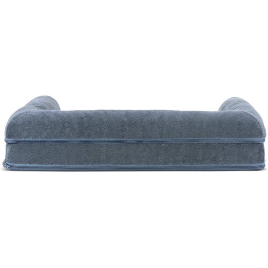 Furhaven Pet Faux Fleece & Chenille Soft Woven Cooling Gel Top Sofa Pet Bed, Jumbo, Cream Furhaven Pet Faux Fleece & Chenille Soft Woven Cooling Gel Top Sofa Pet Bed, Jumbo, Cream