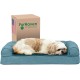 Furhaven Pet Faux Fleece & Chenille Soft Woven Cooling Gel Top Sofa Pet Bed, Jumbo, Cream Furhaven Pet Faux Fleece & Chenille Soft Woven Cooling Gel Top Sofa Pet Bed, Jumbo, Cream