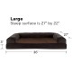 Furhaven Pet Faux Fleece & Chenille Soft Woven Cooling Gel Top Sofa Pet Bed, Jumbo, Cream Furhaven Pet Faux Fleece & Chenille Soft Woven Cooling Gel Top Sofa Pet Bed, Jumbo, Cream