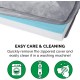 Furhaven Pet Faux Fleece & Chenille Soft Woven Cooling Gel Top Sofa Pet Bed, Jumbo, Cream Furhaven Pet Faux Fleece & Chenille Soft Woven Cooling Gel Top Sofa Pet Bed, Jumbo, Cream