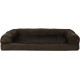 Furhaven Pet Faux Fleece & Chenille Soft Woven Cooling Gel Top Sofa Pet Bed, Jumbo, Cream Furhaven Pet Faux Fleece & Chenille Soft Woven Cooling Gel Top Sofa Pet Bed, Jumbo, Cream