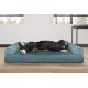 Furhaven Pet Faux Fleece & Chenille Soft Woven Cooling Gel Top Sofa Pet Bed, Jumbo, Cream Furhaven Pet Faux Fleece & Chenille Soft Woven Cooling Gel Top Sofa Pet Bed, Jumbo, Cream