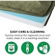 Furhaven Pet Faux Fleece & Chenille Soft Woven Cooling Gel Top Sofa Pet Bed, Jumbo, Cream Furhaven Pet Faux Fleece & Chenille Soft Woven Cooling Gel Top Sofa Pet Bed, Jumbo, Cream