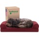 Furhaven Pet Faux Fleece & Chenille Soft Woven Cooling Gel Top Sofa Pet Bed, Jumbo, Cream Furhaven Pet Faux Fleece & Chenille Soft Woven Cooling Gel Top Sofa Pet Bed, Jumbo, Cream