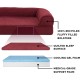 Furhaven Pet Faux Fleece & Chenille Soft Woven Cooling Gel Top Sofa Pet Bed, Jumbo, Cream Furhaven Pet Faux Fleece & Chenille Soft Woven Cooling Gel Top Sofa Pet Bed, Jumbo, Cream