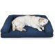 Furhaven Pet Faux Fleece & Chenille Soft Woven Cooling Gel Top Sofa Pet Bed, Jumbo, Cream Furhaven Pet Faux Fleece & Chenille Soft Woven Cooling Gel Top Sofa Pet Bed, Jumbo, Cream