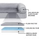 Furhaven Pet Faux Fleece & Chenille Soft Woven Cooling Gel Top Sofa Pet Bed, Jumbo, Cream Furhaven Pet Faux Fleece & Chenille Soft Woven Cooling Gel Top Sofa Pet Bed, Jumbo, Cream