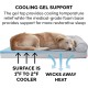 Furhaven Pet Faux Fleece & Chenille Soft Woven Cooling Gel Top Sofa Pet Bed, Jumbo, Cream Furhaven Pet Faux Fleece & Chenille Soft Woven Cooling Gel Top Sofa Pet Bed, Jumbo, Cream