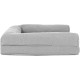 Furhaven Pet Faux Fleece & Chenille Soft Woven Cooling Gel Top Sofa Pet Bed, Jumbo, Cream Furhaven Pet Faux Fleece & Chenille Soft Woven Cooling Gel Top Sofa Pet Bed, Jumbo, Cream