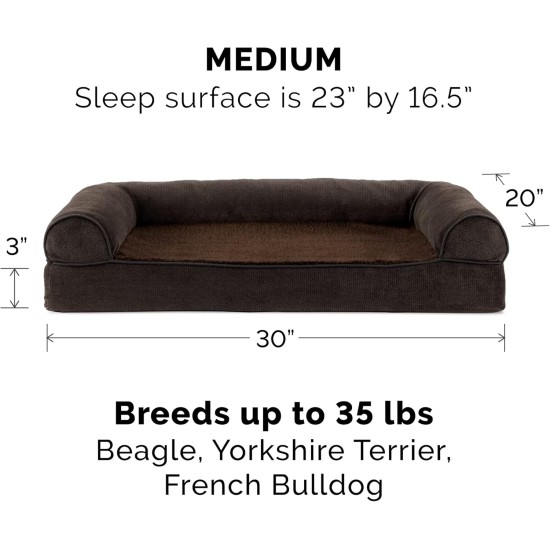 Furhaven Pet Quilted Cooling Gel Top Sofa Pet Bed, Jumbo, Navy Furhaven Pet Quilted Cooling Gel Top Sofa Pet Bed, Jumbo, Navy