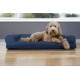 Furhaven Pet Quilted Cooling Gel Top Sofa Pet Bed, Large, Silver Gray Furhaven Pet Quilted Cooling Gel Top Sofa Pet Bed, Large, Silver Gray