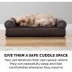 Furhaven Pet Quilted Cooling Gel Top Sofa Pet Bed, Large, Silver Gray Furhaven Pet Quilted Cooling Gel Top Sofa Pet Bed, Large, Silver Gray